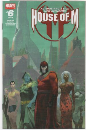 HOUSE OF M #6 – DOCTOR DOOM – NIGHTCRAWLER - ESAD RIBIC COVER ART – 2005