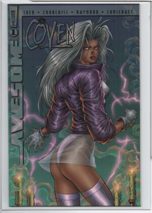 COVEN #1 – DF CHROME EDITION – NUMBERED COA – ROB LIEFELD KEY ISSUE - 1997