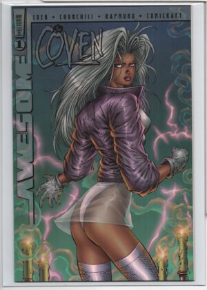 COVEN #1 – DF CHROME EDITION – NUMBERED COA – ROB LIEFELD KEY ISSUE - 1997