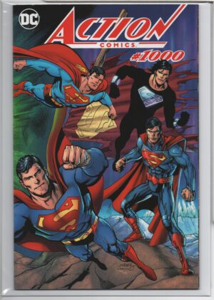 ACTION COMICS #1000 – DF DAN JURGENS WRAPAROUND COLOR VARIANT - COA - 1ST APP - 2018