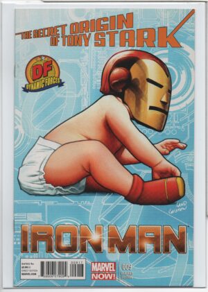 IRON MAN #9 – DF EXCLUSIVE – GREG LAND VARIANT – LIMITED TO 3000 – W/COA - 2013