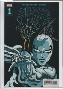 SILVER SURFER: BLACK #1 – KNULL APPEARANCE – SIGNED DONNY CATES – NUMBERED COA - 2019