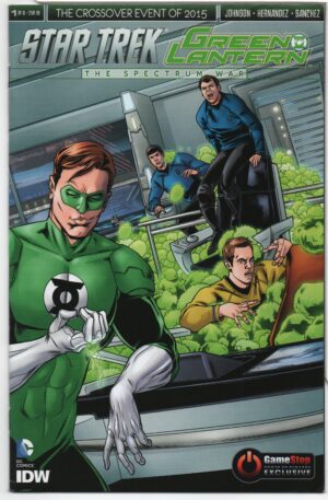 STAR TREK / GREEN LANTERN #1 – GAMESTOP EXCLUSIVE – RACHEL SCOTT COVER - 2015