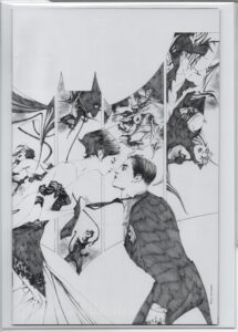 BATMAN #50 – DFE – JAE LEE - PURE PENCIL SKETCH VARIANT – VIRGIN COVER - COA - 2018