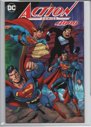 ACTION COMICS #1000 – DF DAN JURGENS WRAPAROUND COLOR VARIANT - COA - 1ST APP - 2018