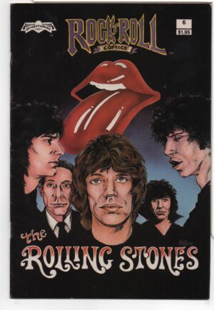 ROCK N ROLL COMICS #6 – ROLLING STONES – SATISFACTION – SCOTT JACKSON COVER - 1989