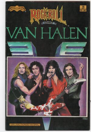 ROCK N ROLL COMICS #16 – VAN HALEN – OICU 4RVH – SCOTT JACKON COVER – 1ST PRINT - 1990