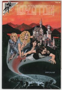 ROCK FANTASY #3 – LED ZEPPELIN – J KRIEBS COVER – LEGENDARY 1977 US TOUR - 1990