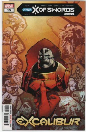 EXCALIBUR #15 – CAPTAIN BRITAIN APP – X OF SWORDS – MAHMUD ASRAR COVER - 2021