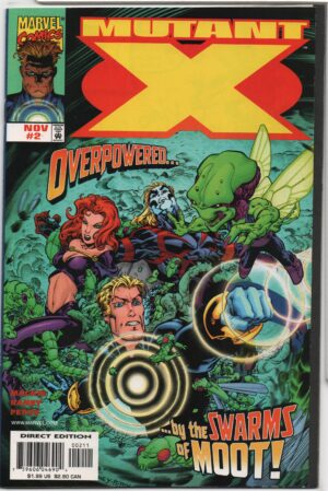 MUTANT X #2 – 1ST APPEARANCE MOOT – NO WAY OUT – TOM RANEY COVER – DIRECT - 1998