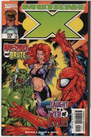 MUTANT X #5 – GOBLINS IN THE NIGHT – HOWARD MACKIE - TOM RANEY COVER – DIRECT - 1999