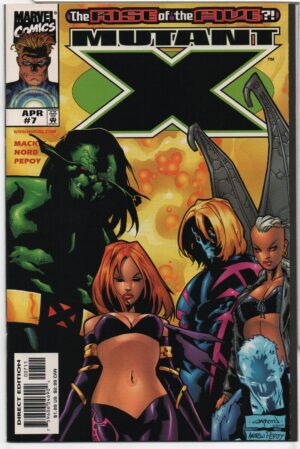 MUTANT X #7 – SEASON OF THE WITCH – HOWARD MACKIE - CARY NORD COVER – DIRECT - 1999