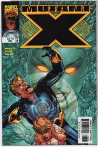 MUTANT X #8 – KEY ISSUE – 1ST CAPTAIN AMERICA – REIGN OF THE QUEEN – MICHAEL GOLDEN COVER - 1999