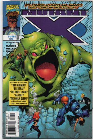 MUTANT X #9 – THE UNCANNY – HOWARD MACKIE - CARY NORD COVER – DIRECT - 1999