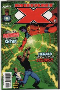 MUTANT X #14 – HOMECOMING – SILVER SURFER APPEARANCE – CARY NORD COVER – DIRECT - 1999