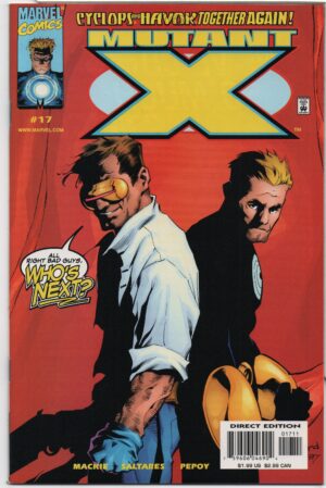 MUTANT X #17 – WAKE UP CALL – SILVER SURFER APPEARANCE – CARY NORD COVER – DIRECT - 2000