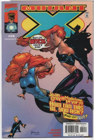 MUTANT X #20 – EVERYTHING YOU THOUGHT YOU KNEW – ADAM POLLINA COVER – DIRECT - 2000