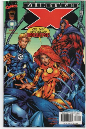 MUTANT X #21 – GOOD BAD AND THINGS GET UGLY – SHADOW KING – RANDY GREEN COVER – DIRECT - 2000