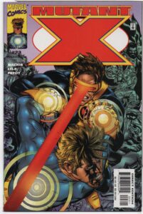 MUTANT X #23 – GIFT OF FEAR – RED SKULL – MICHAEL GOLDEN COVER – DIRECT - 2000