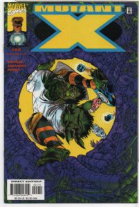 MUTANT X #24 – DOORWAY TO YESTERMORROW – LOKI APP – MICHAEL GOLDEN COVER – DIRECT - 2000