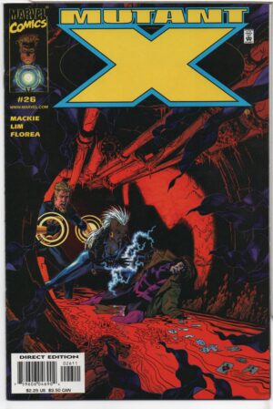 MUTANT X #26 – LONG DAYS JOURNEY – DRACULA - MICHAEL GOLDEN COVER – DIRECT - 2000
