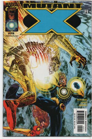 MUTANT X #29 – LOGANS RUNNING – WOLVERINE – MICHAEL GOLDEN COVER – DIRECT - 2001
