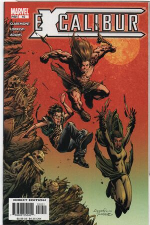 EXCALIBUR #10 – 1ST PRINT – 1ST APPEARANCE - CHRIS CLAREMONT – AARON LOPRESTI COVER - 2005