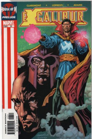 EXCALIBUR #13 – 1ST PRINT – DOCTOR STRANGE APP - CHRIS CLAREMONT – AARON LOPRESTI COVER - 2005