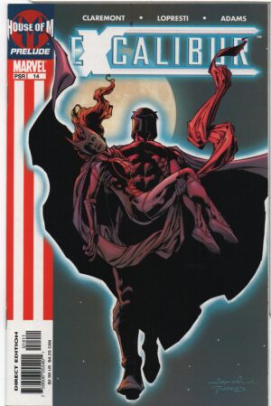 EXCALIBUR #14 – 1ST PRINT – HOUSE OF M CROSSOVER – AARON LOPRESTI COVER - 2005