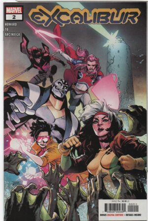 EXCALIBUR #2 – CAPTAIN BRITAIN AND ROGUE - MAHMUD ASRAR COVER – TOWER OF FLOWERS - 2020