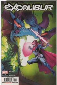 EXCALIBUR #4 – CAPTAIN BRITAIN AND ROGUE APP – 1ST PRINT - MAHMUD ASRAR COVER – 2020