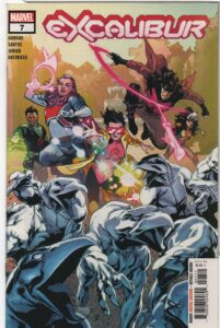 EXCALIBUR #7 – CAPTAIN BRITAIN AND ROGUE APP – 1ST PRINT - MAHMUD ASRAR COVER – 2020