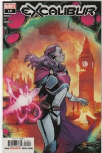 EXCALIBUR #10 – KEY ISSUE – CAPTAIN BRITAIN CORP– 1ST PRINT - MAHMUD ASRAR COVER – 2020