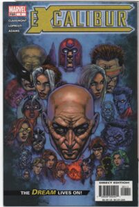 EXCALIBUR #1 – 1ST APP – FORGING THE SWORD – CHRIS CLAREMONT - ANDY PARK COVER - 2004