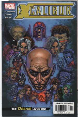 EXCALIBUR #1 – 1ST APP – FORGING THE SWORD – CHRIS CLAREMONT - ANDY PARK COVER - 2004