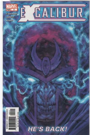 EXCALIBUR #2 – 1ST APPEARANCES – 1ST PRINT - CHRIS CLAREMONT – ANDY PARK COVER - 2004