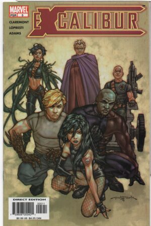 EXCALIBUR #5 – 1ST APPEARANCE - 1ST PRINT – CHRIS CLAREMONT – ANDY PARK COVER - 2004