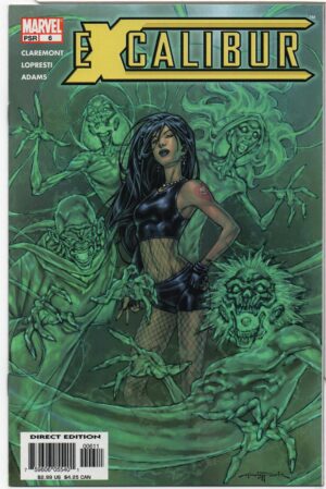 EXCALIBUR #6 – 1ST APPEARANCE - 1ST PRINT – CHRIS CLAREMONT – ANDY PARK COVER - 2004