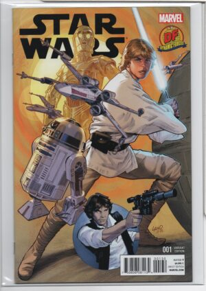 STAR WARS #1 – DYNAMIC FORCES EXCLUSIVE - GREG LAND CONNECTING VARIANT – WITH DF COA – KEY ISSUE - 2015