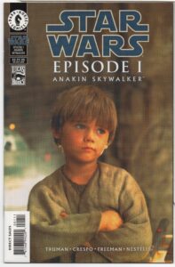 STAR WARS: EPISODE I - ANAKIN SKYWALKER #1 – BLUE LOGO PHOTO VARIANT - TIMOTHY TRUMAN - 1999
