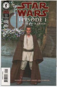 STAR WARS: EPISODE I - OBI-WAN KENOBI #1 – RED LOGO PHOTO VARIANT – HENRY GILROY - 1999