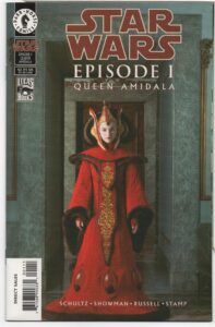 STAR WARS: EPISODE I - QUEEN AMIDALA #1 – RED LOGO PHOTO VARIANT – MARK SCHULTZ - 1999