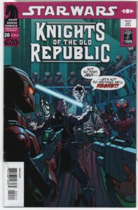 STAR WARS: KNIGHTS OF THE OLD REPUBLIC #20 – DAZE OF HATE – CHRIS WARNER COVER - 2007