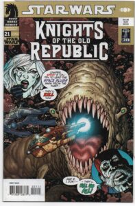 STAR WARS: KNIGHTS OF THE OLD REPUBLIC #21 – DAZE OF HATE – CHRIS WARNER COVER - 2007