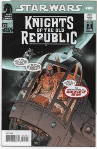 STAR WARS: KNIGHTS OF THE OLD REPUBLIC #23 – 1ST APPEARANCES - KNIGHTS OF SUFFERING – COLIN WILSON COVER - 2007
