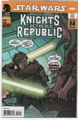 STAR WARS: KNIGHTS OF THE OLD REPUBLIC #24 – KNIGHTS OF SUFFERING – COLIN WILSON COVER - 2007