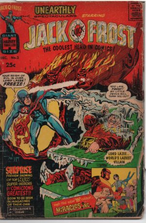 UNEARTHLY SPECTACULARS #2 – 1ST JACK Q FROST – GIL KANE – JACK SPARLING COVER - 1966
