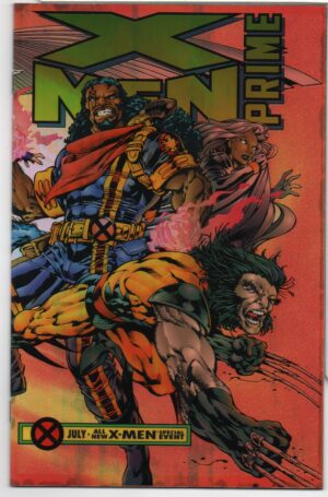 X-MEN: PRIME #NN – 1ST APP – ENHANCED ACETATE WRAPAROUND – BRYAN HITCH COVER - 1995