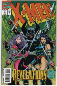 X-MEN #31 – FABIAN NICIEZA - ANDY KUBERT COVER ART – DIRECT – SOUL POSSESSIONS - 1994