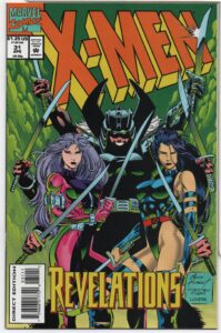 X-MEN #31 – FABIAN NICIEZA - ANDY KUBERT COVER ART – DIRECT – SOUL POSSESSIONS - 1994